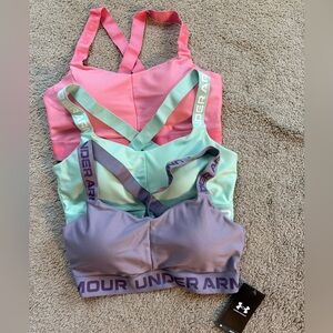 Underamour sports bras set of 3 never worn with tags